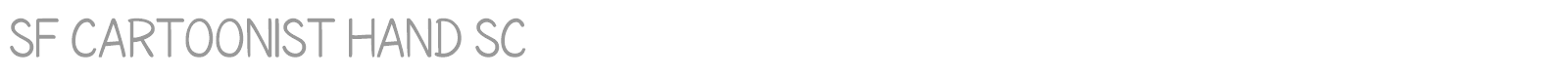 SF Cartoonist Hand font preview